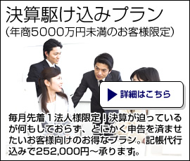 決算駆け込みプラン